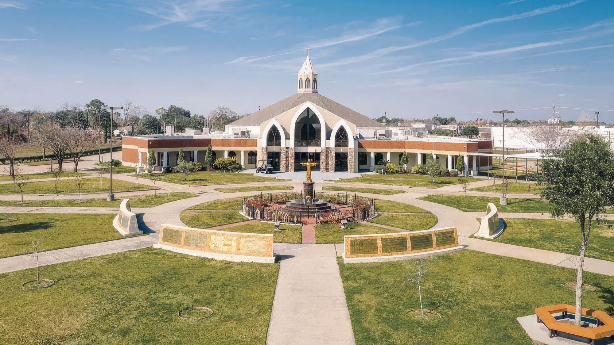 Mai Garden Terrace neighborhood view showing enhanced_Church